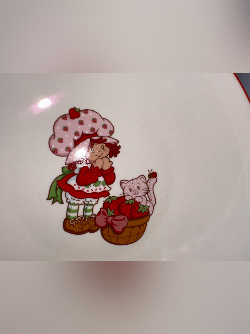 NWT - Strawberry Shortcake 9” Ceramic Pasta Bowl - Picture 3 of 5